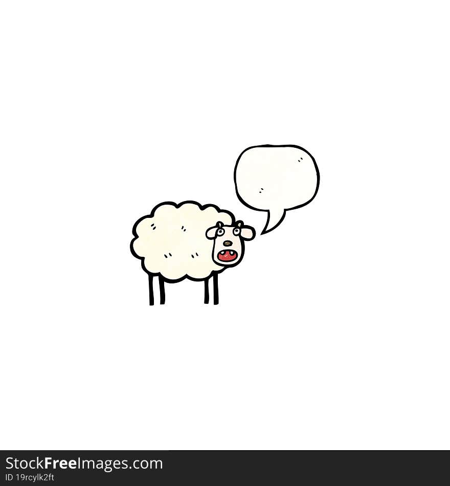 cartoon sheep