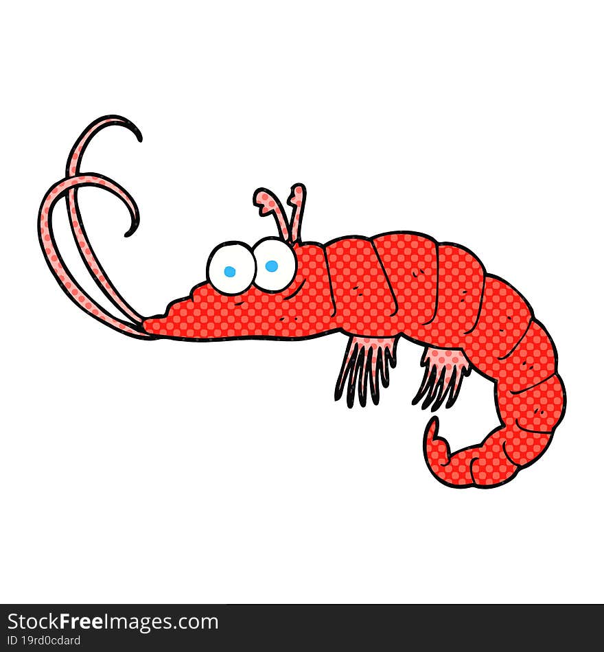 cartoon shrimp