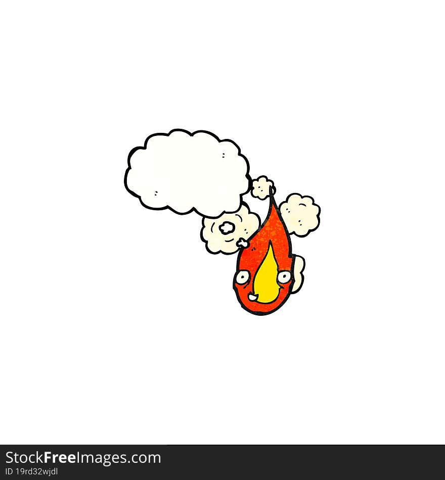 cartoon flame