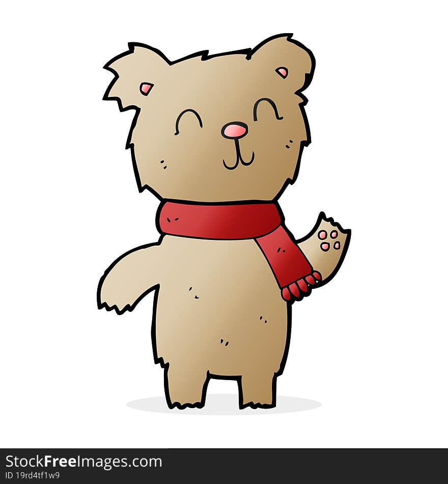 cartoon cute teddy bear