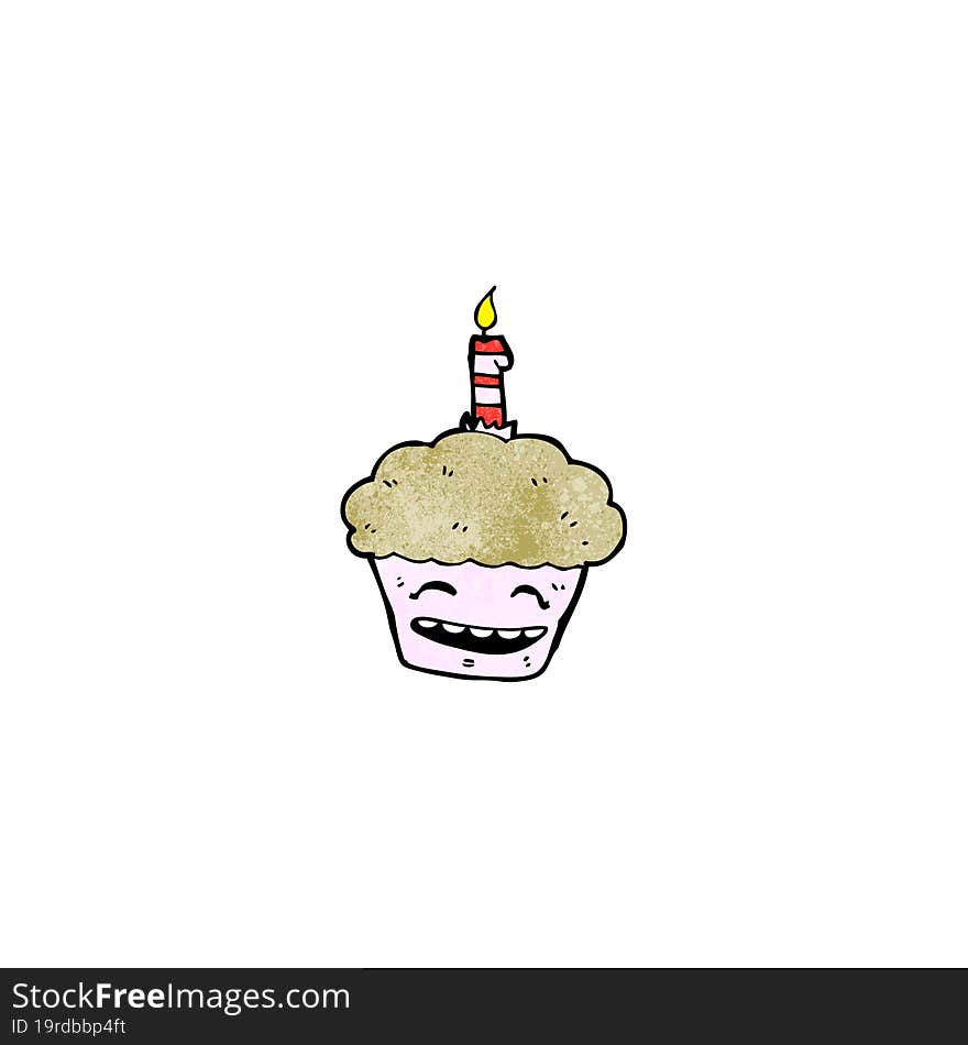 cartoon cupcake