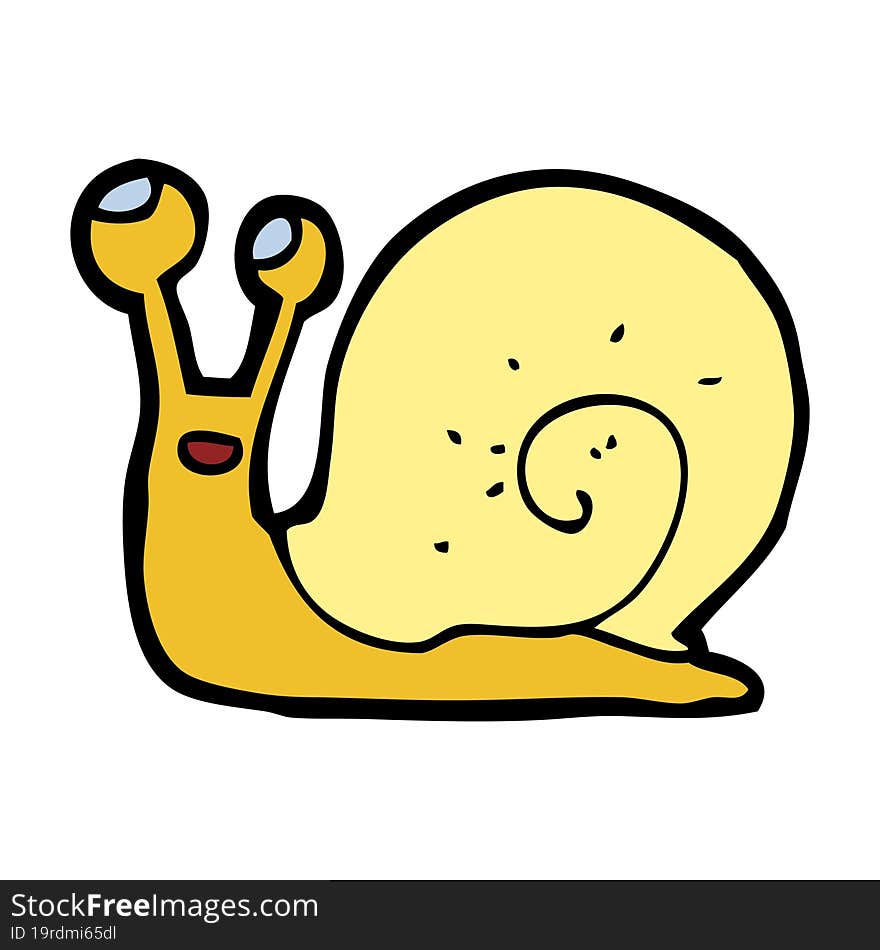 cartoon snail