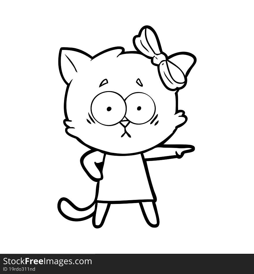 cartoon cat. cartoon cat