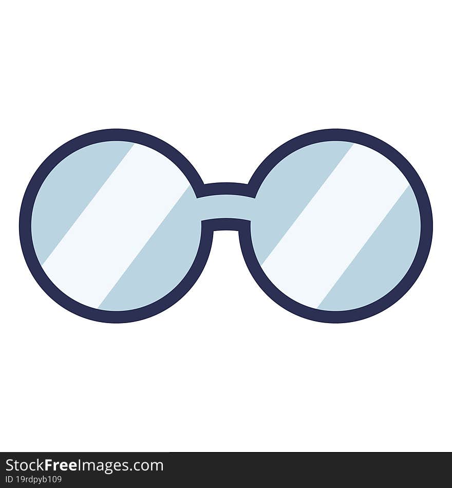 spectacles graphic vector illustration Icon. spectacles graphic vector illustration Icon