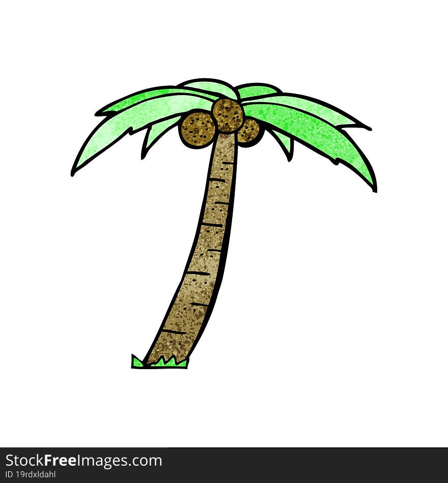 Cartoon Palm Tree