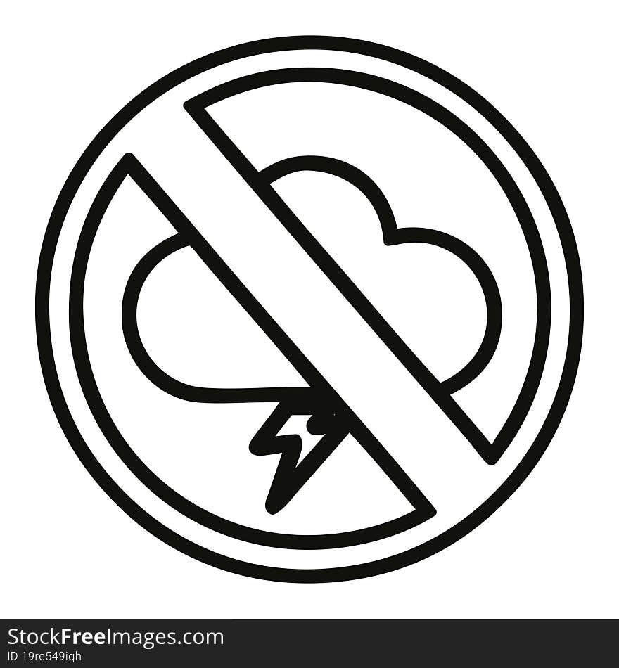 no storms icon