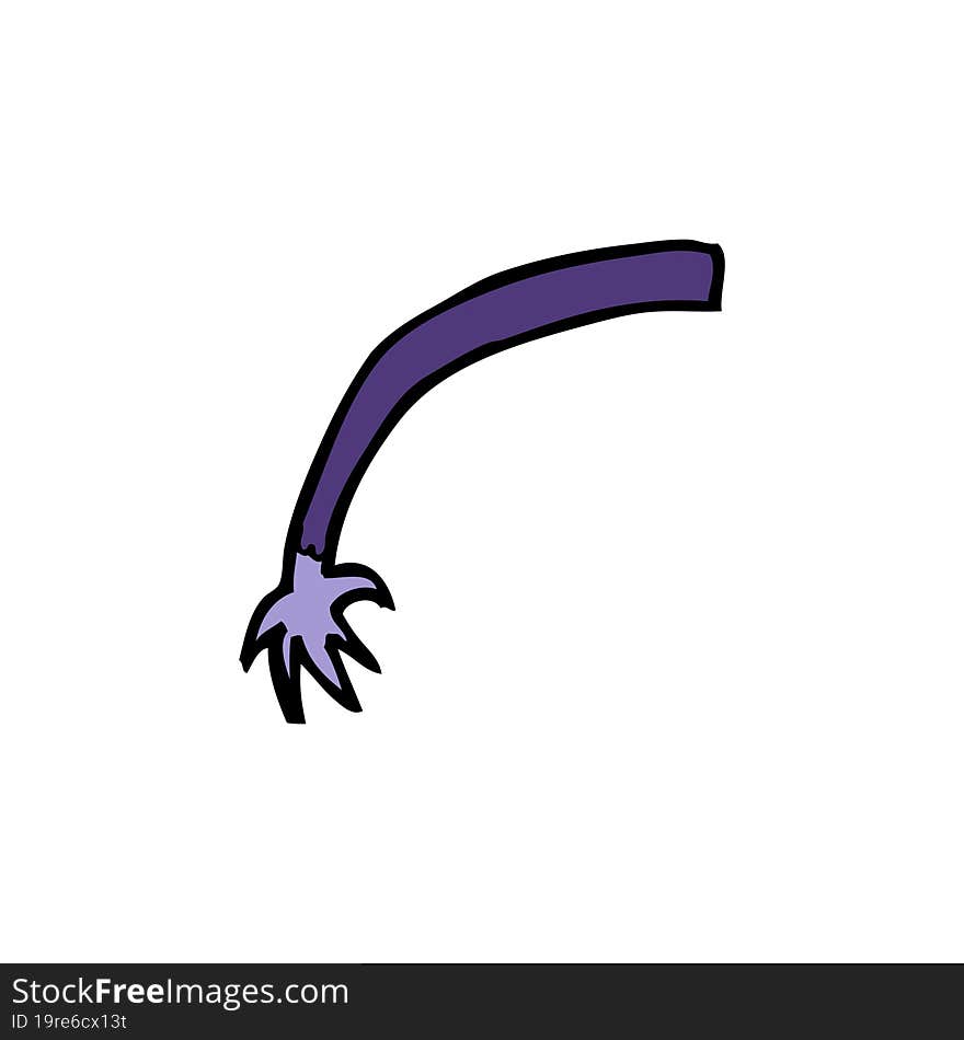 cartoon halloween vampire arm