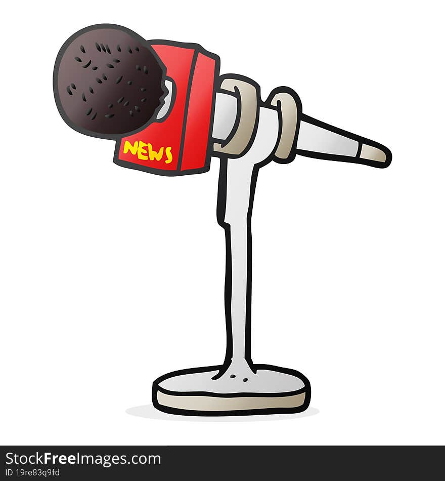 cartoon microphone