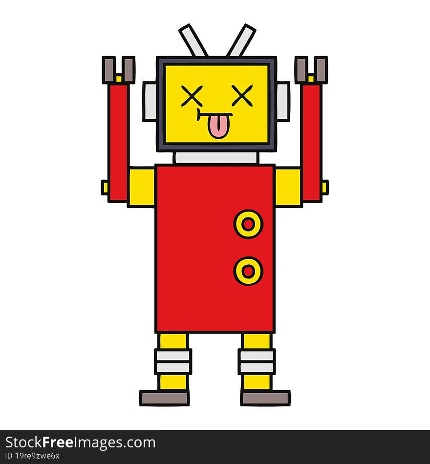 Cute Cartoon Robot