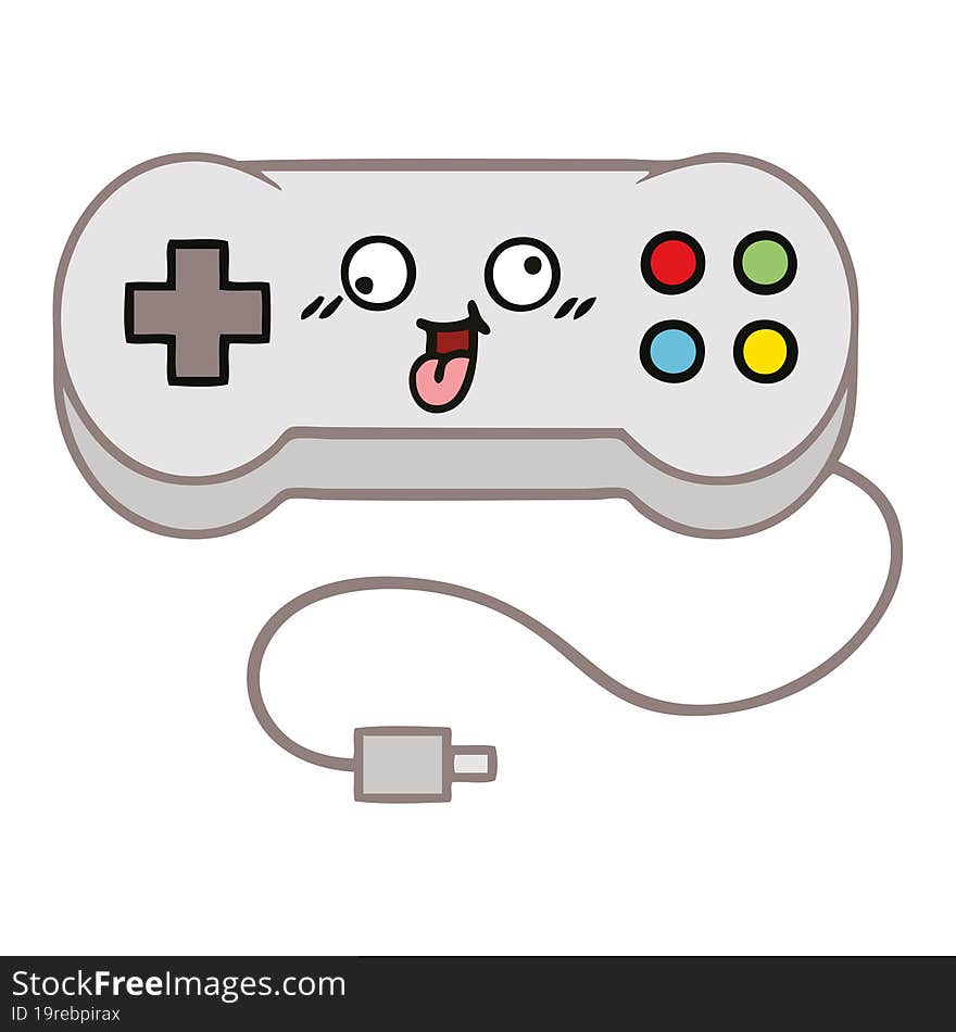 cute cartoon game controller