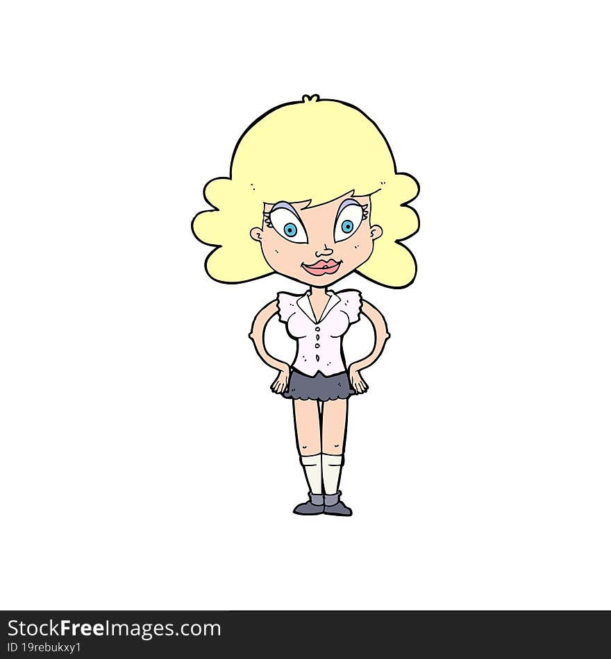 Cartoon Pretty Woman