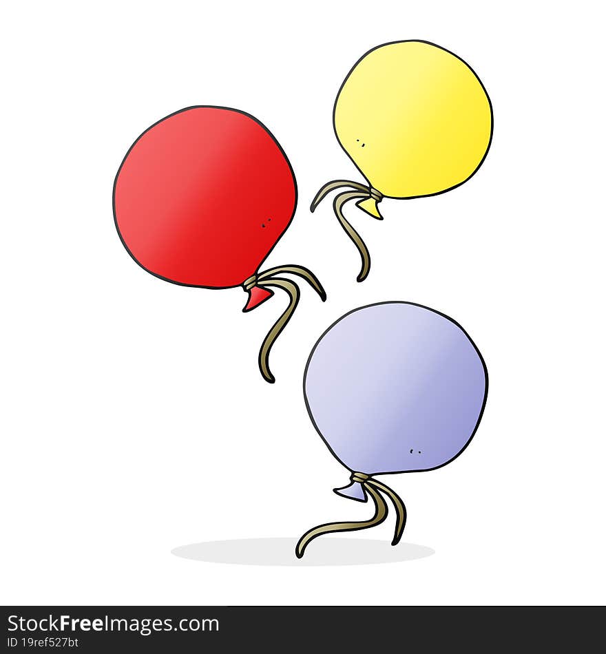 cartoon balloons