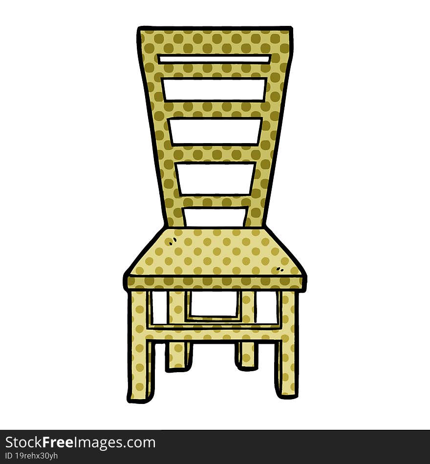 old wooden chair cartoon. old wooden chair cartoon