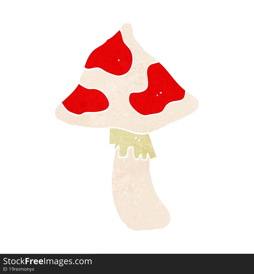 cartoon toadstool