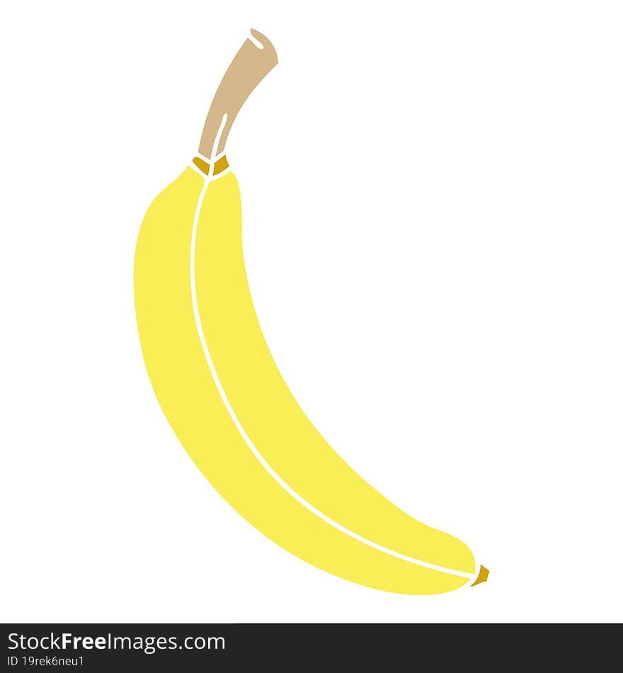 Quirky Hand Drawn Cartoon Banana