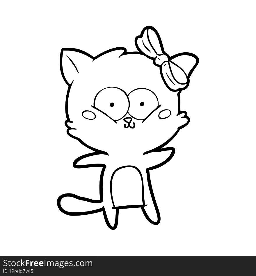 cartoon cat. cartoon cat