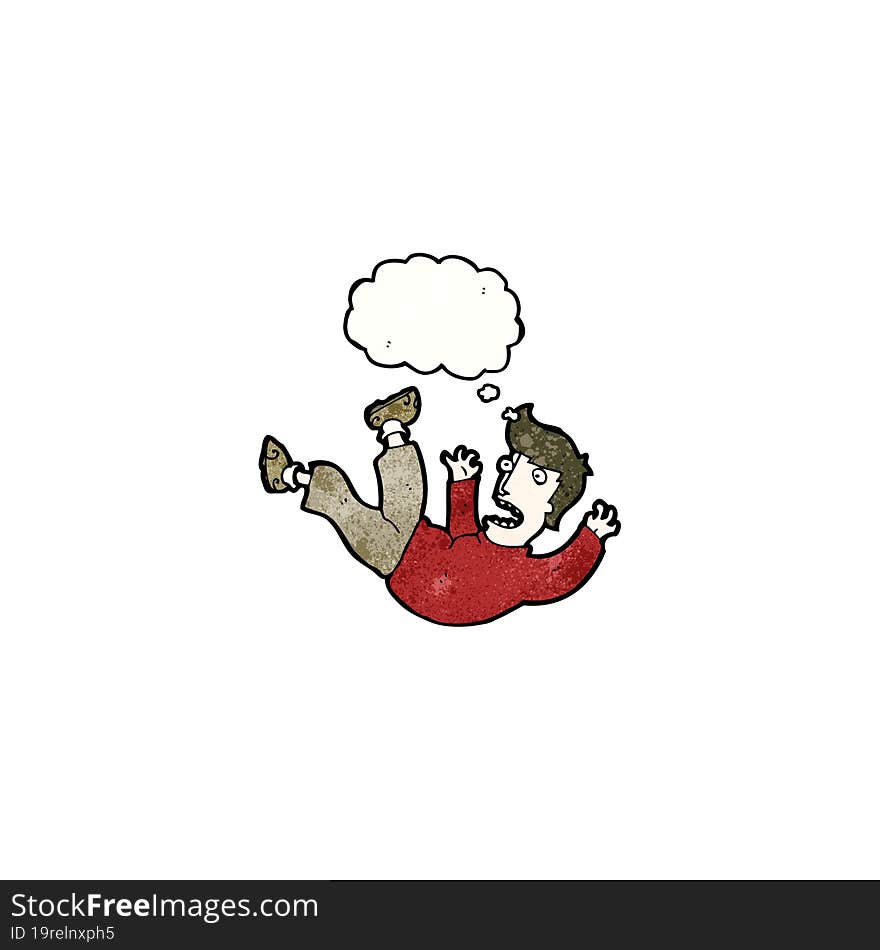 falling man cartoon