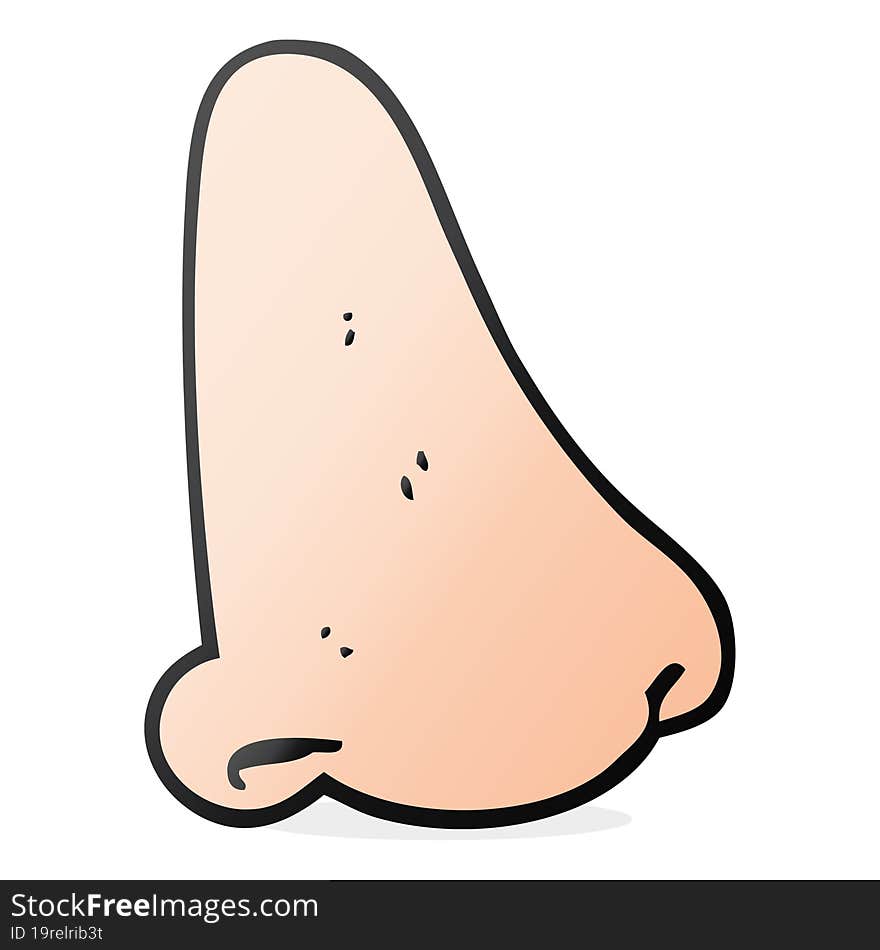 cartoon human nose