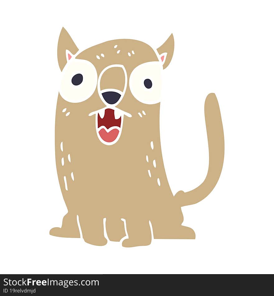 cartoon doodle funny cat