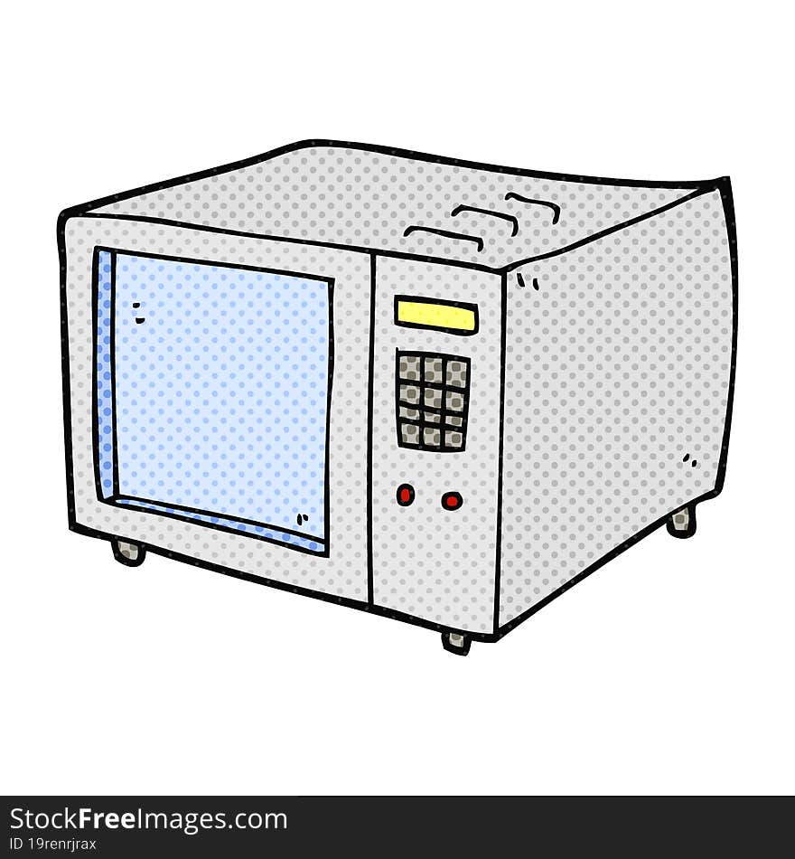 cartoon microwave