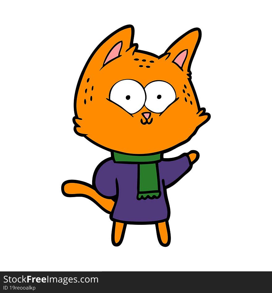 cartoon cat. cartoon cat