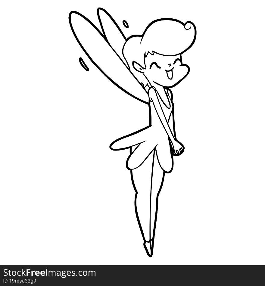 cartoon fairy. cartoon fairy