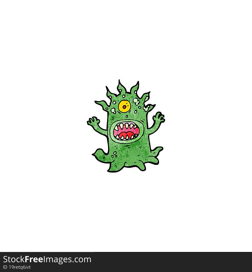 Cartoon Alien Monster