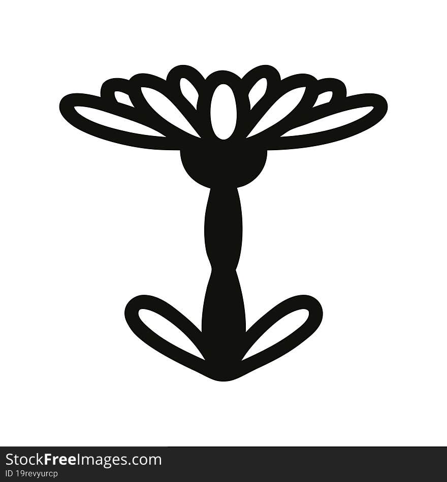 blooming flower icon