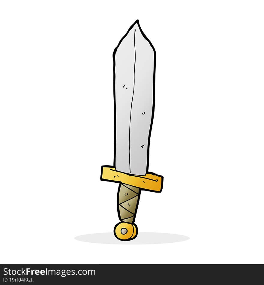 cartoon sword