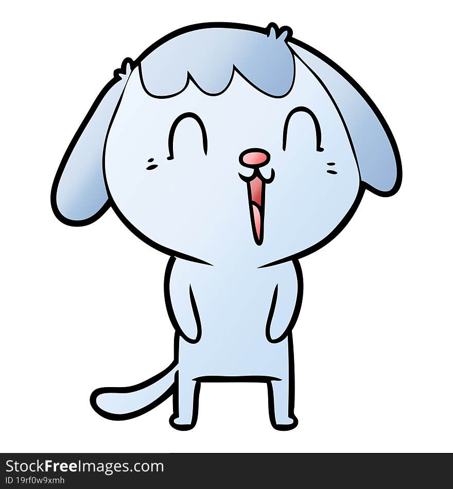 cute cartoon dog. cute cartoon dog