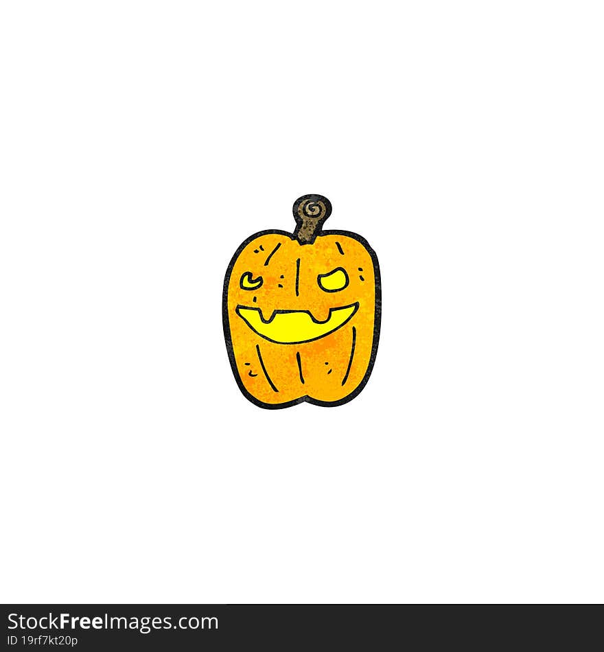 cartoon halloween pumpkin