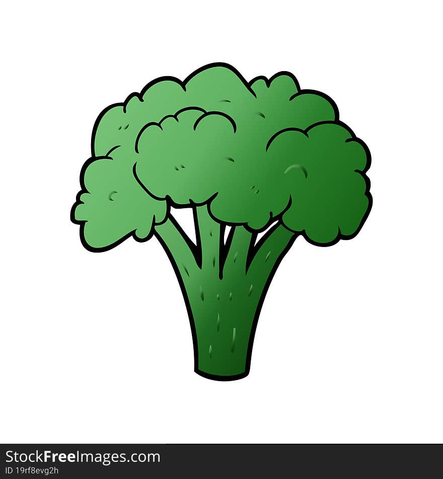 cartoon brocoli. cartoon brocoli