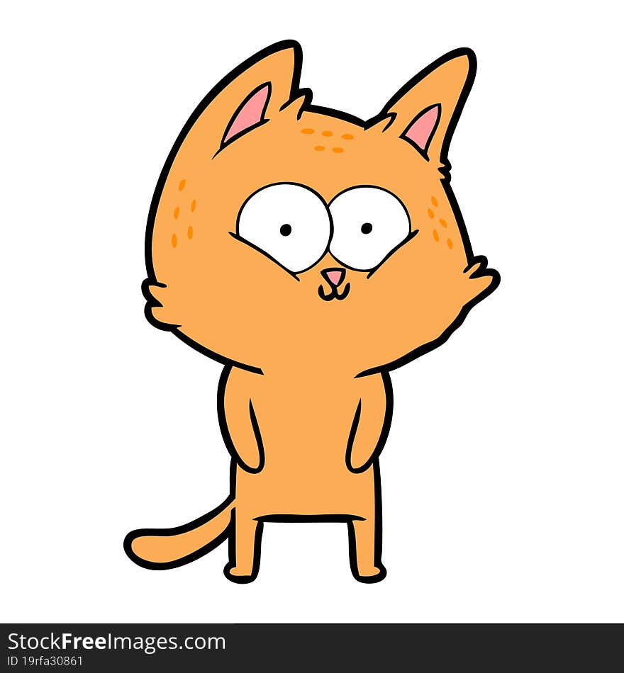 cartoon cat. cartoon cat