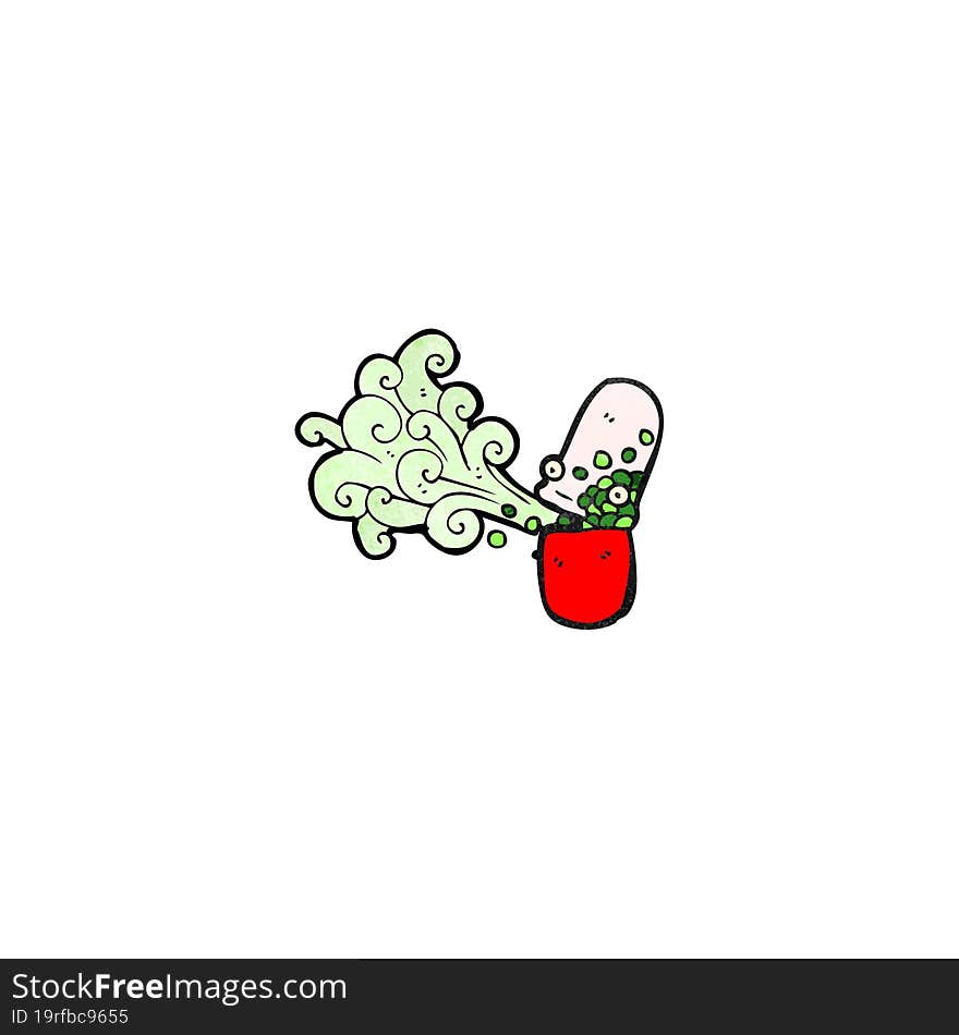 medical pill cartoon