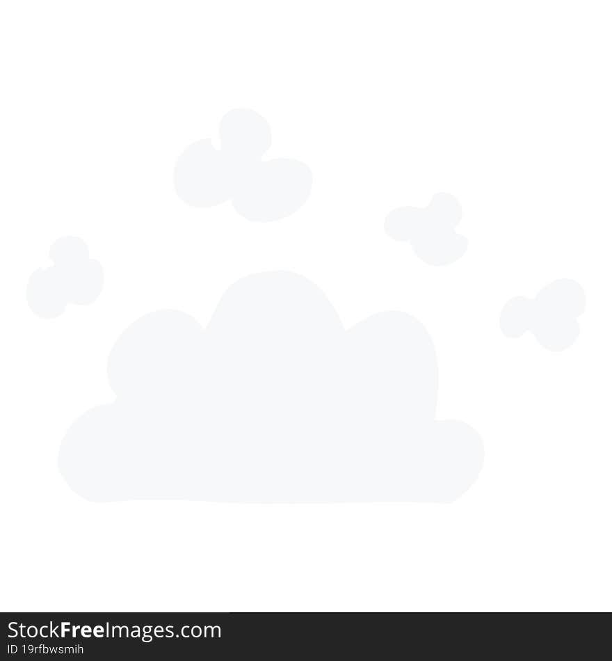 cartoon doodle weather cloud