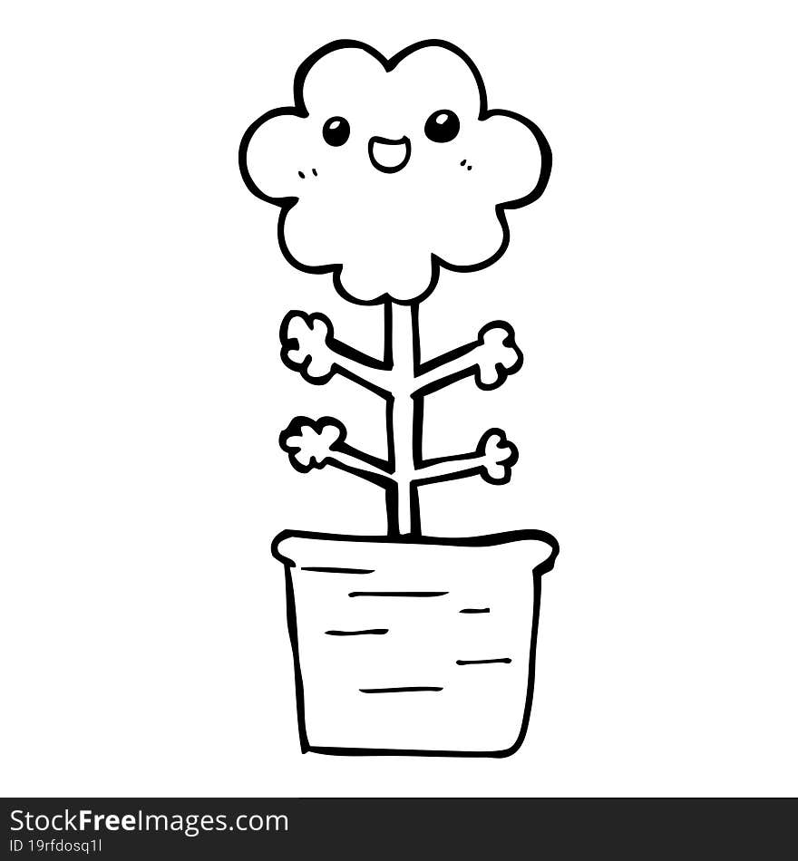 cartoon flower