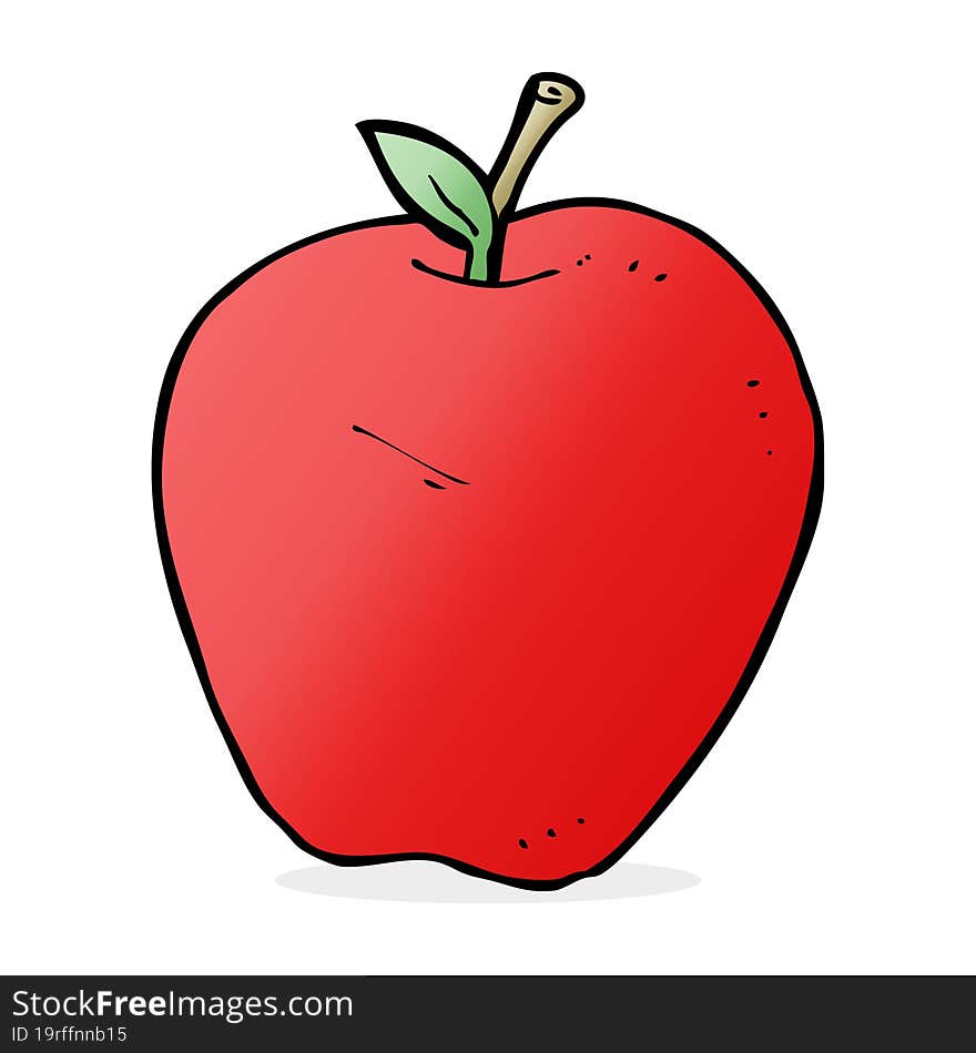 cartoon apple