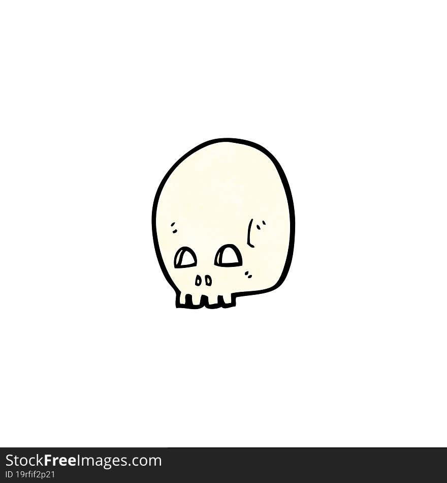 Cartoon Skull Symbol