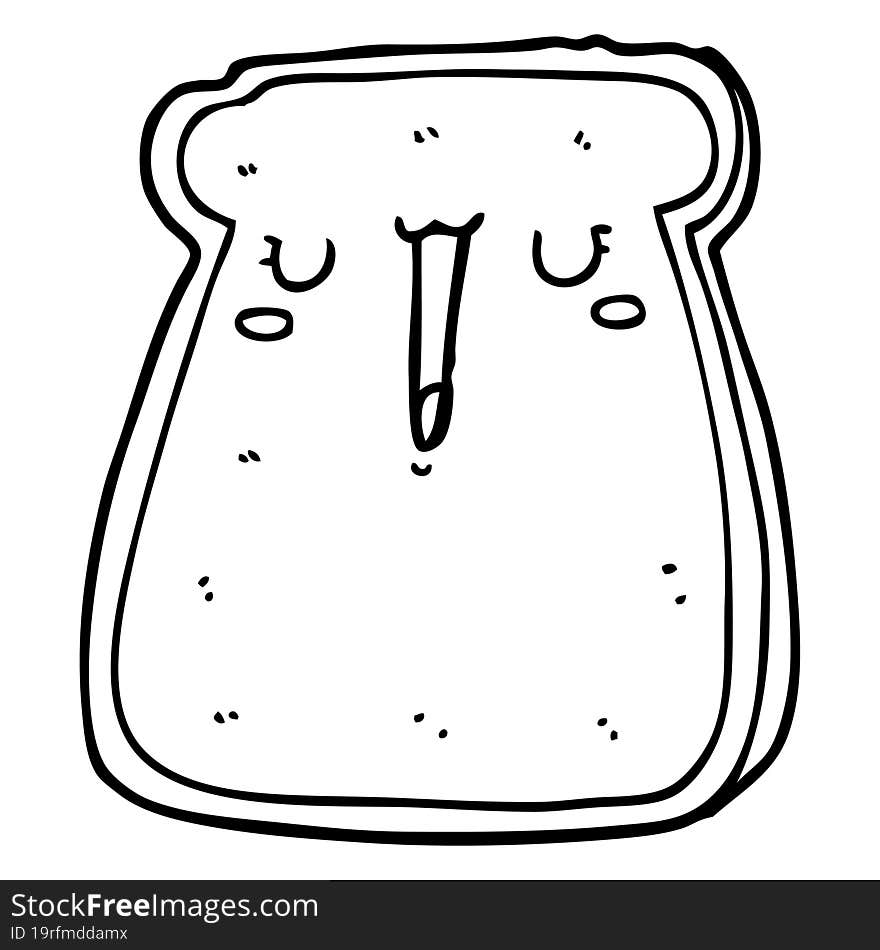 Cartoon Toast