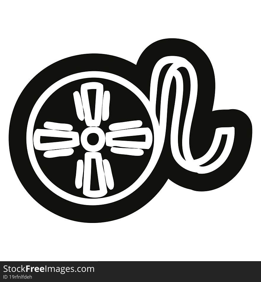 movie film reel icon symbol