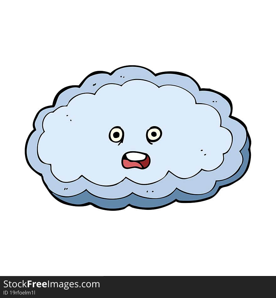 cartoon decorative cloud