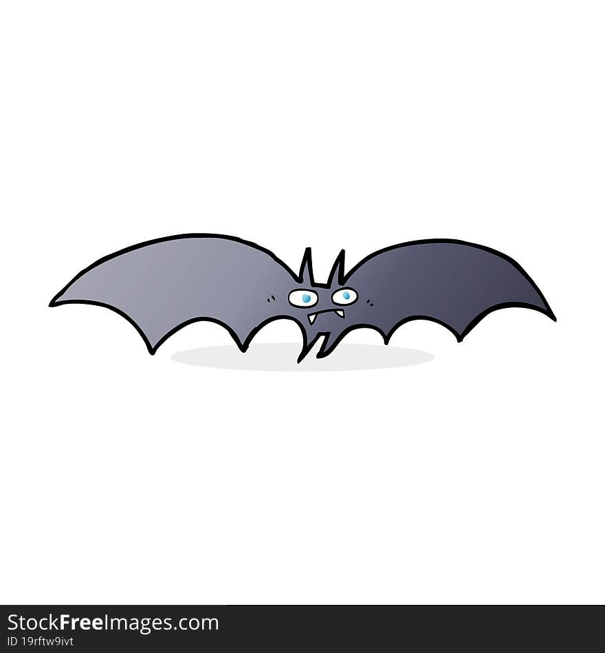 Cartoon Vampire Bat