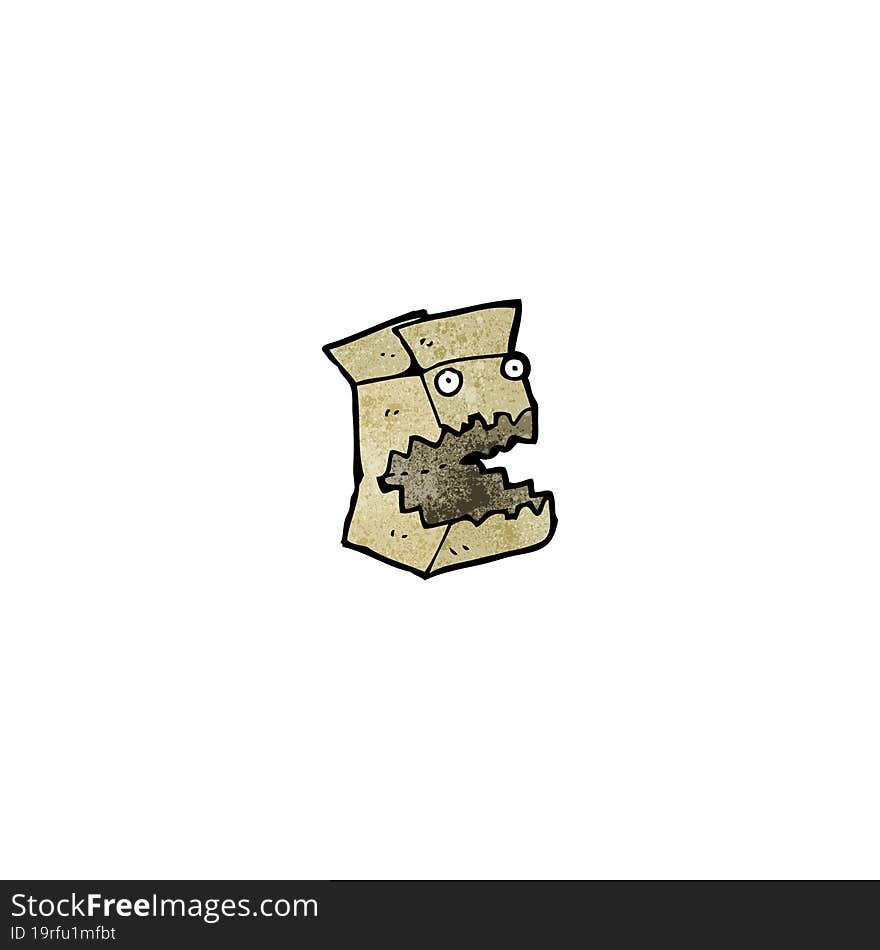 Cardboard Box Cartoon Character