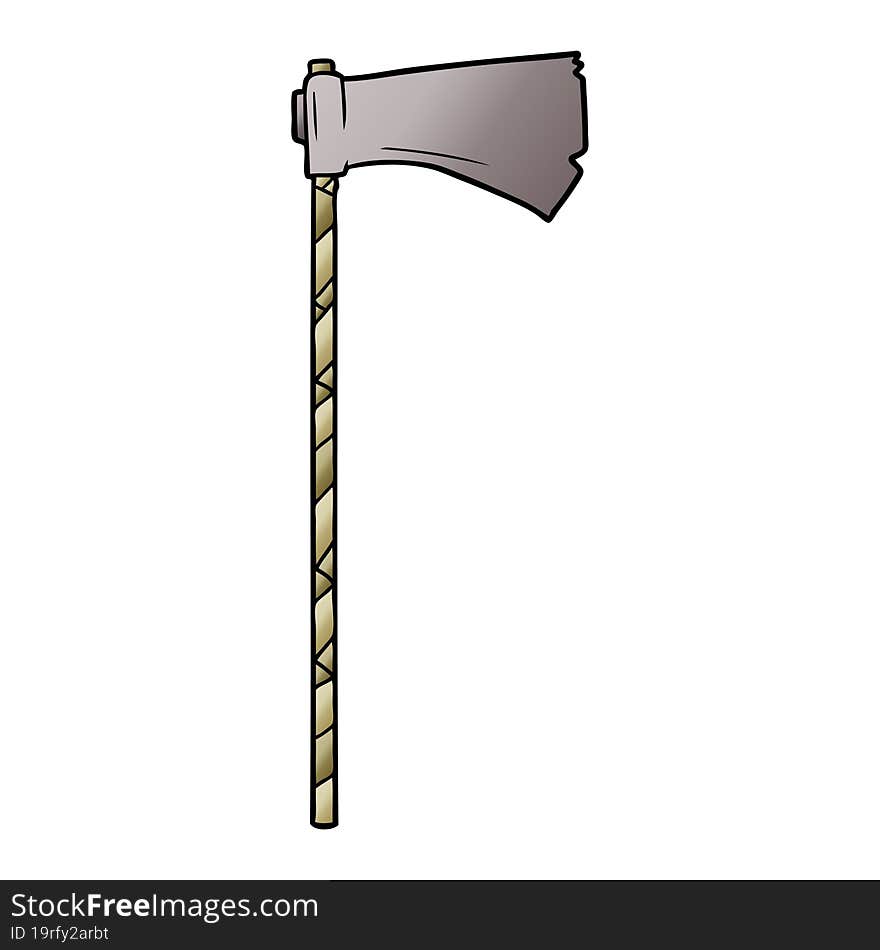 cartoon medieval war axe. cartoon medieval war axe