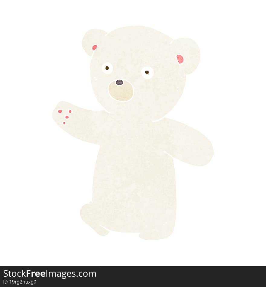 Cartoon Polar Bear Cub