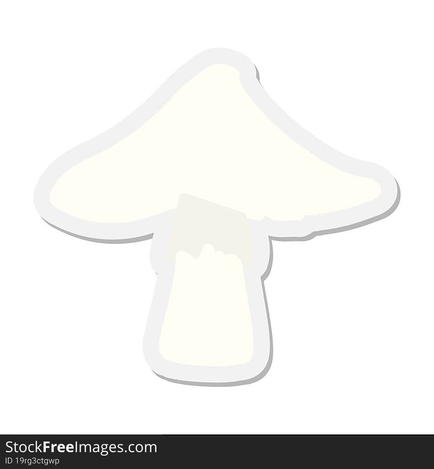 wild mushroom sticker