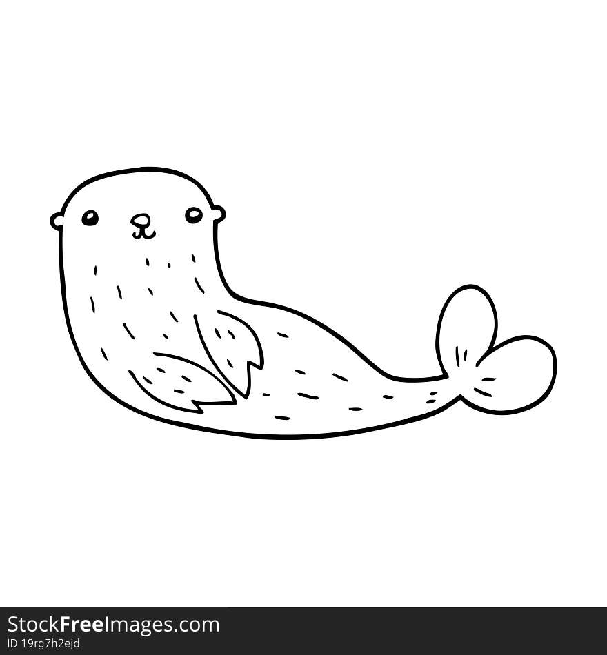 cartoon seal