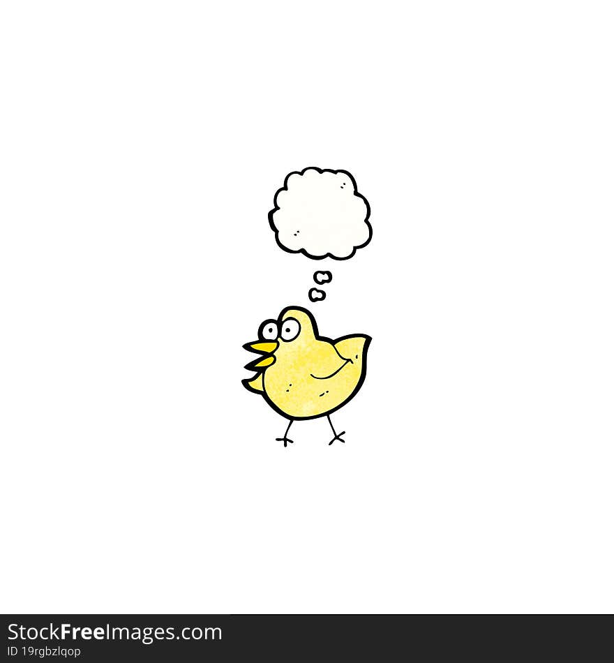 cartoon yellow bird