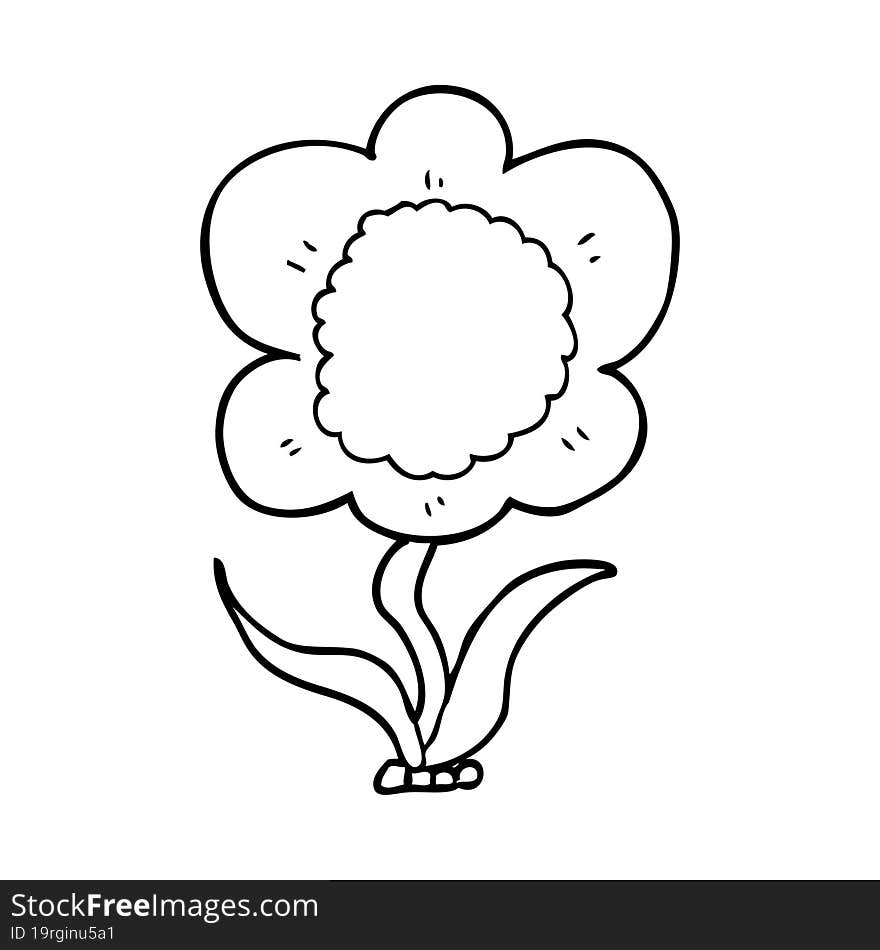 Cartoon Flower