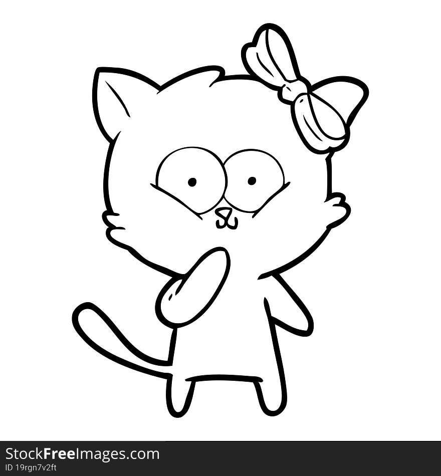 cartoon cat. cartoon cat